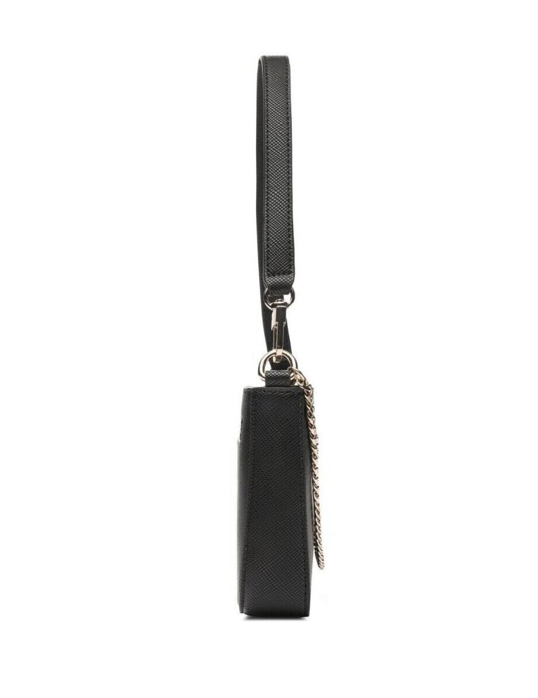 Bolso rectangular Guess Brynlee negro para mujer