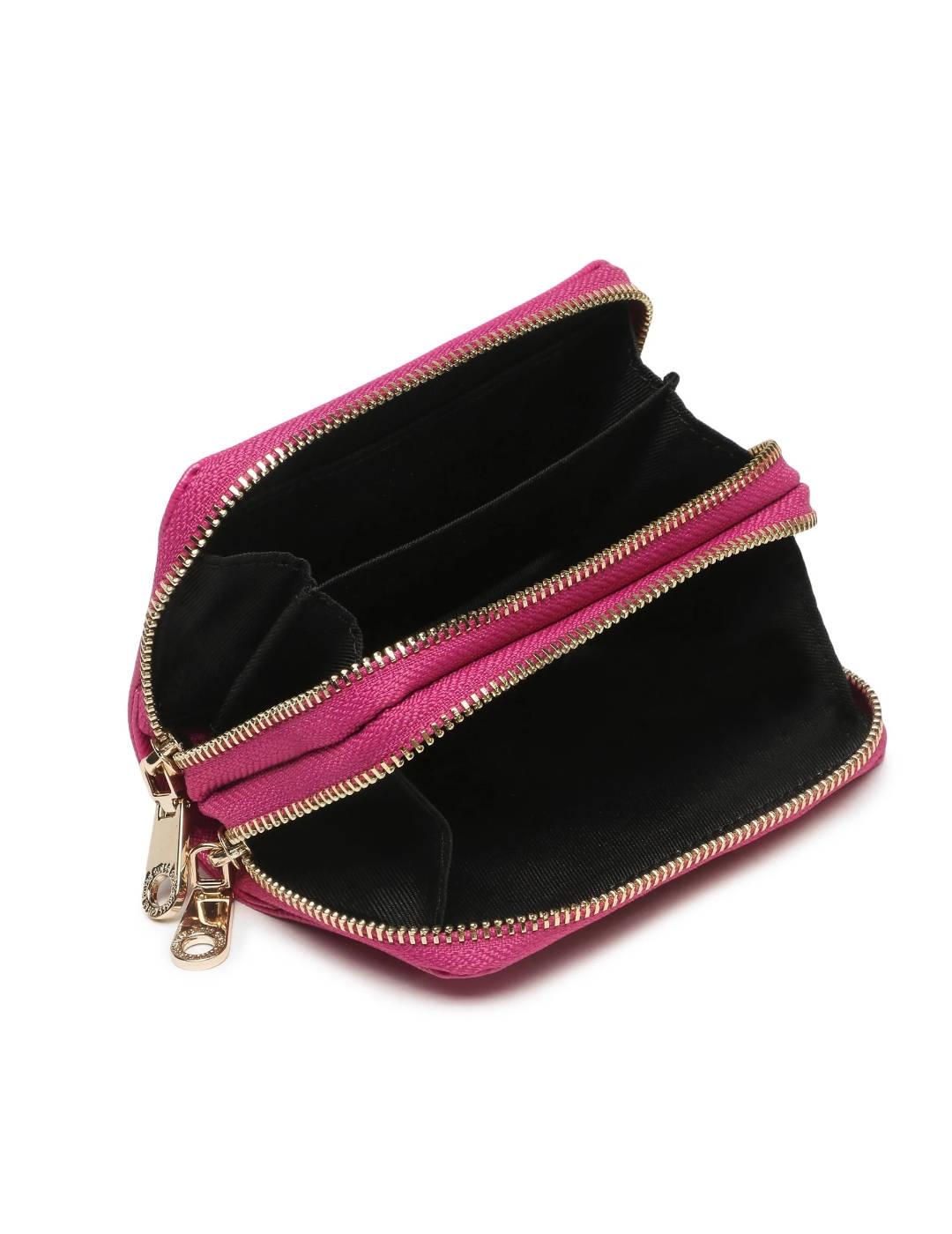 Monedero Guess Wallet mini rosa para mujer