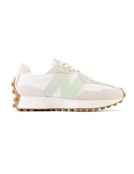 Zapatillas New Balance 327 blanco verde agua para mujer