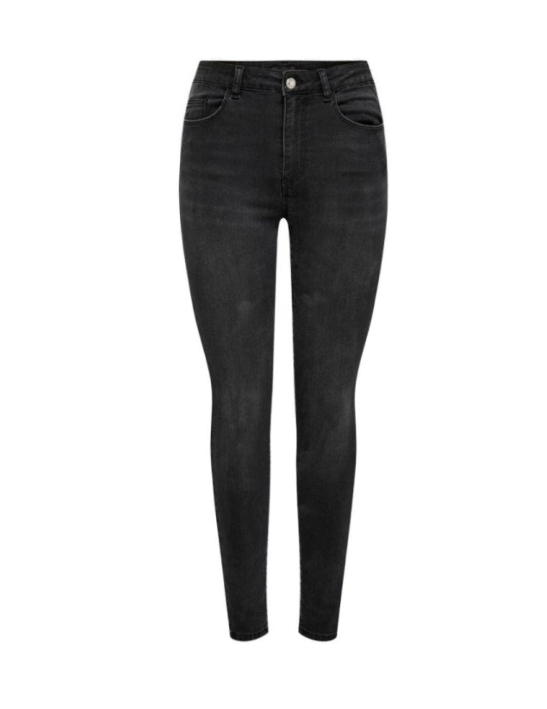 Pantalón vaquero Only Lana skinny negro para mujer