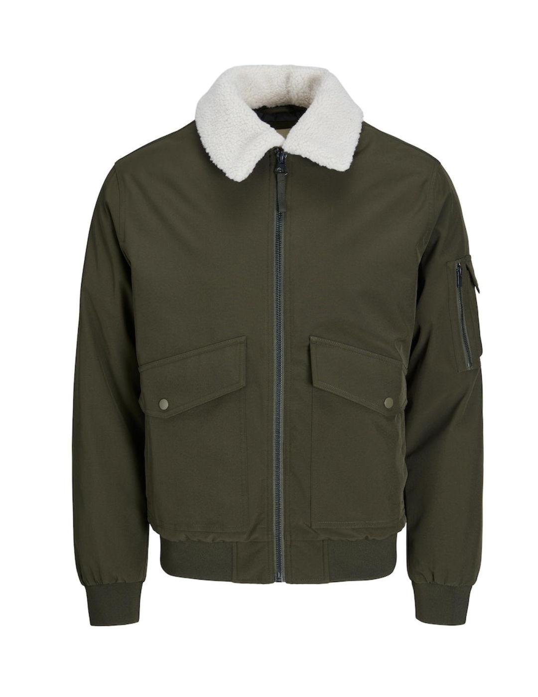 Chaqueta plumas Jack&Jones Daniel tricolor y capucha hom