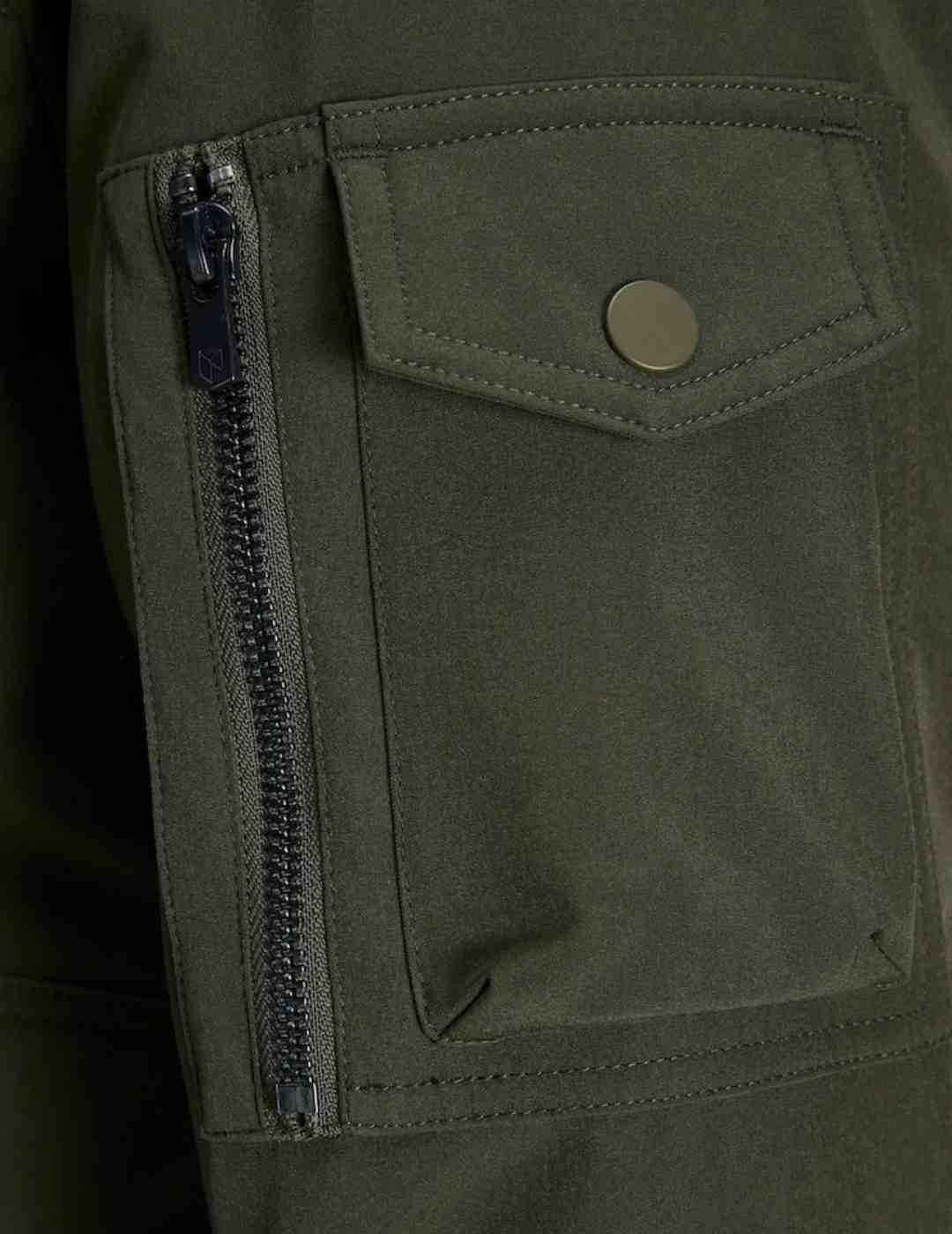 Chaqueta Bomber Jack&Jones Clipper verde para hombre
