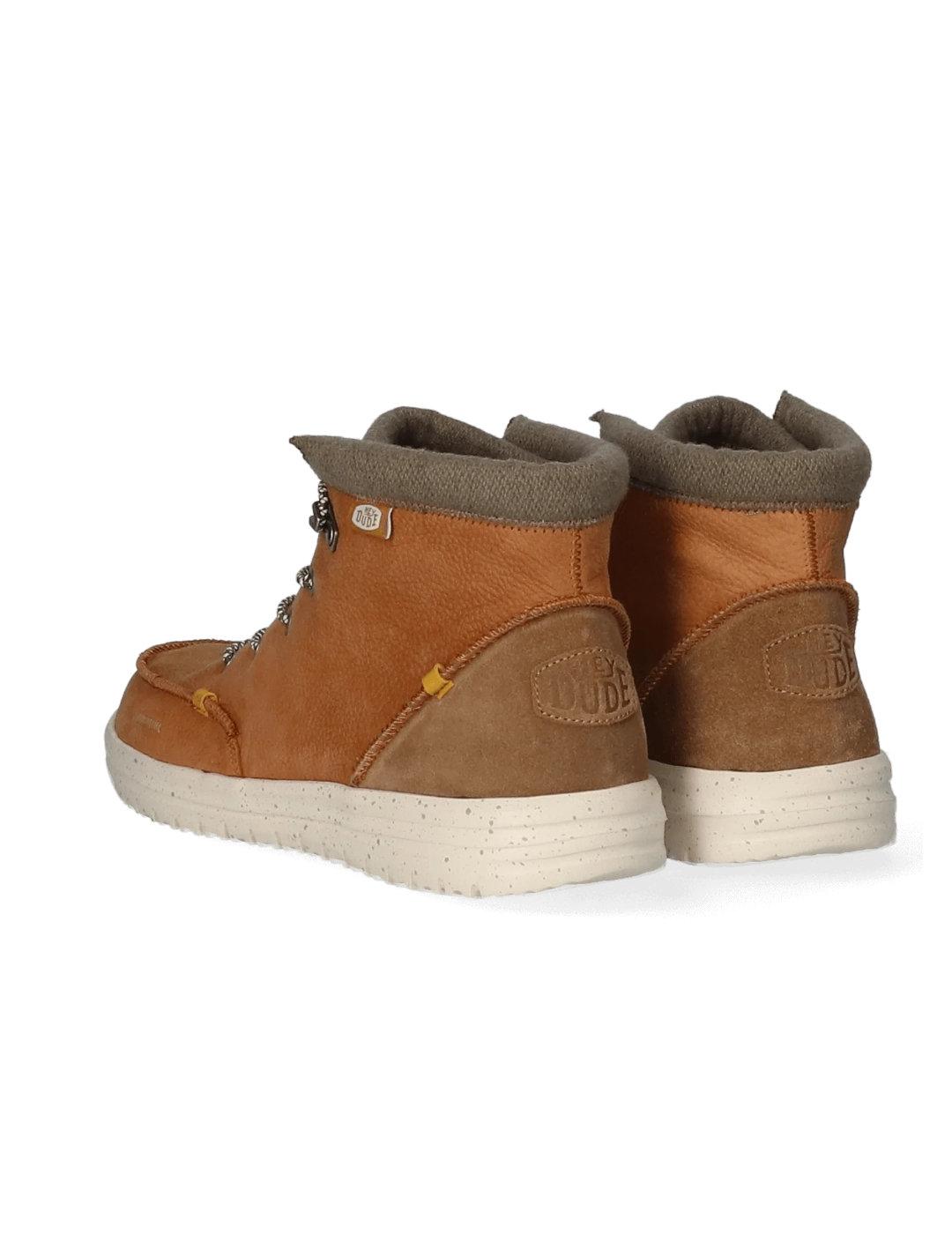 Botin HeyDude Bradley camel impermeable para hombre