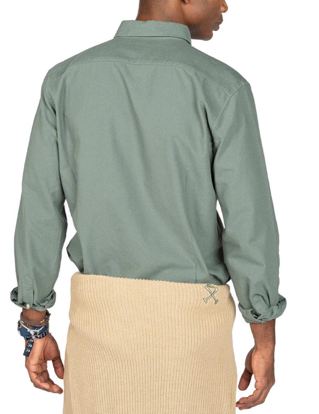 Camisa Harper Icons Colors verde militar Regular fit hombre