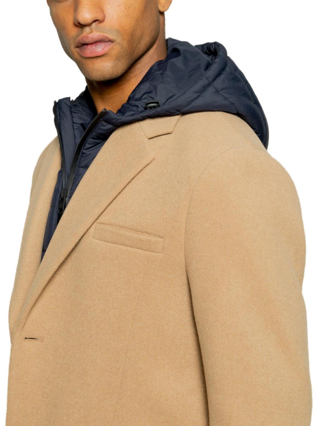 Chaquetón Scotta Woll Premium beige con forro para hombre