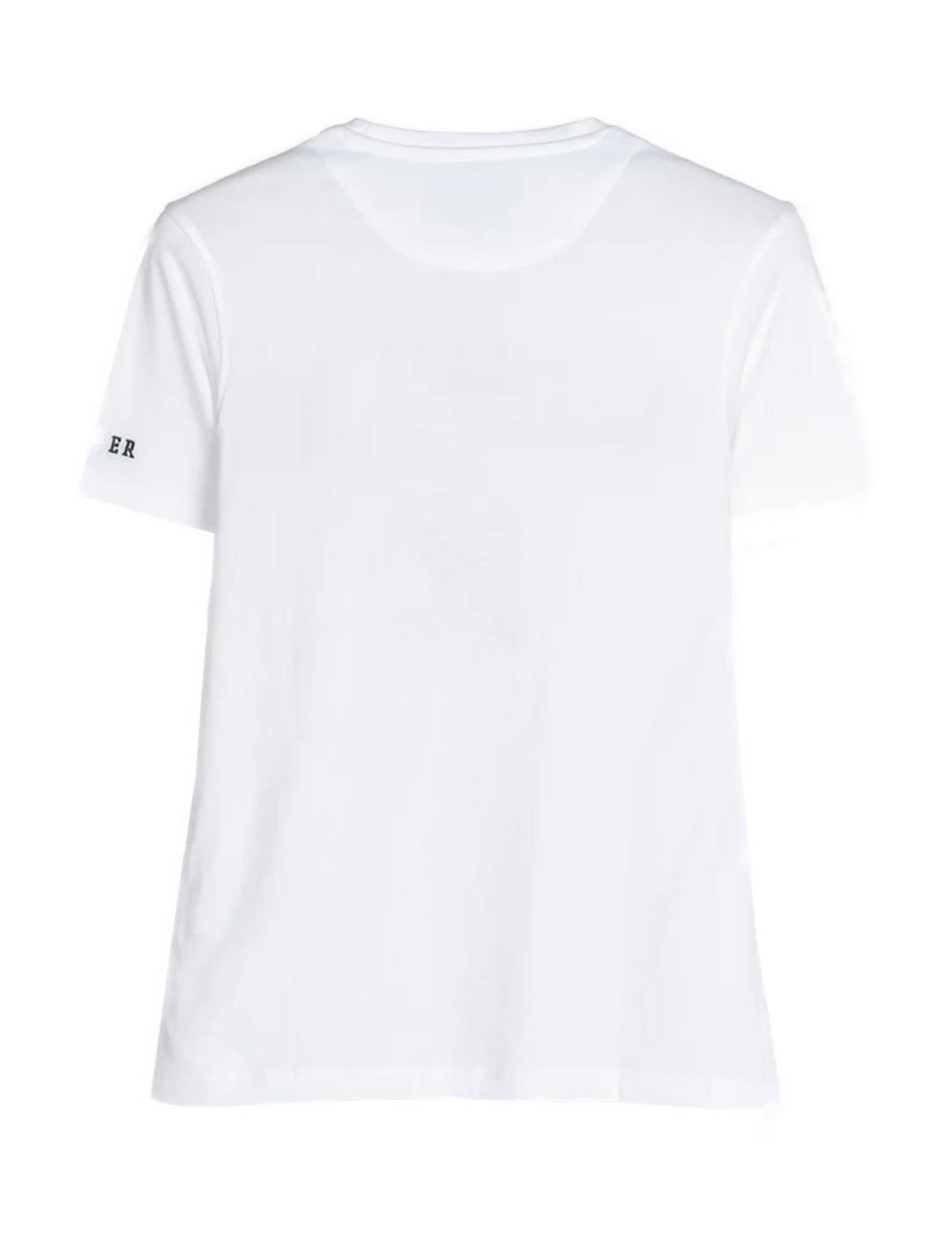 Camiseta Harper Retro blanco manga corta para hombre