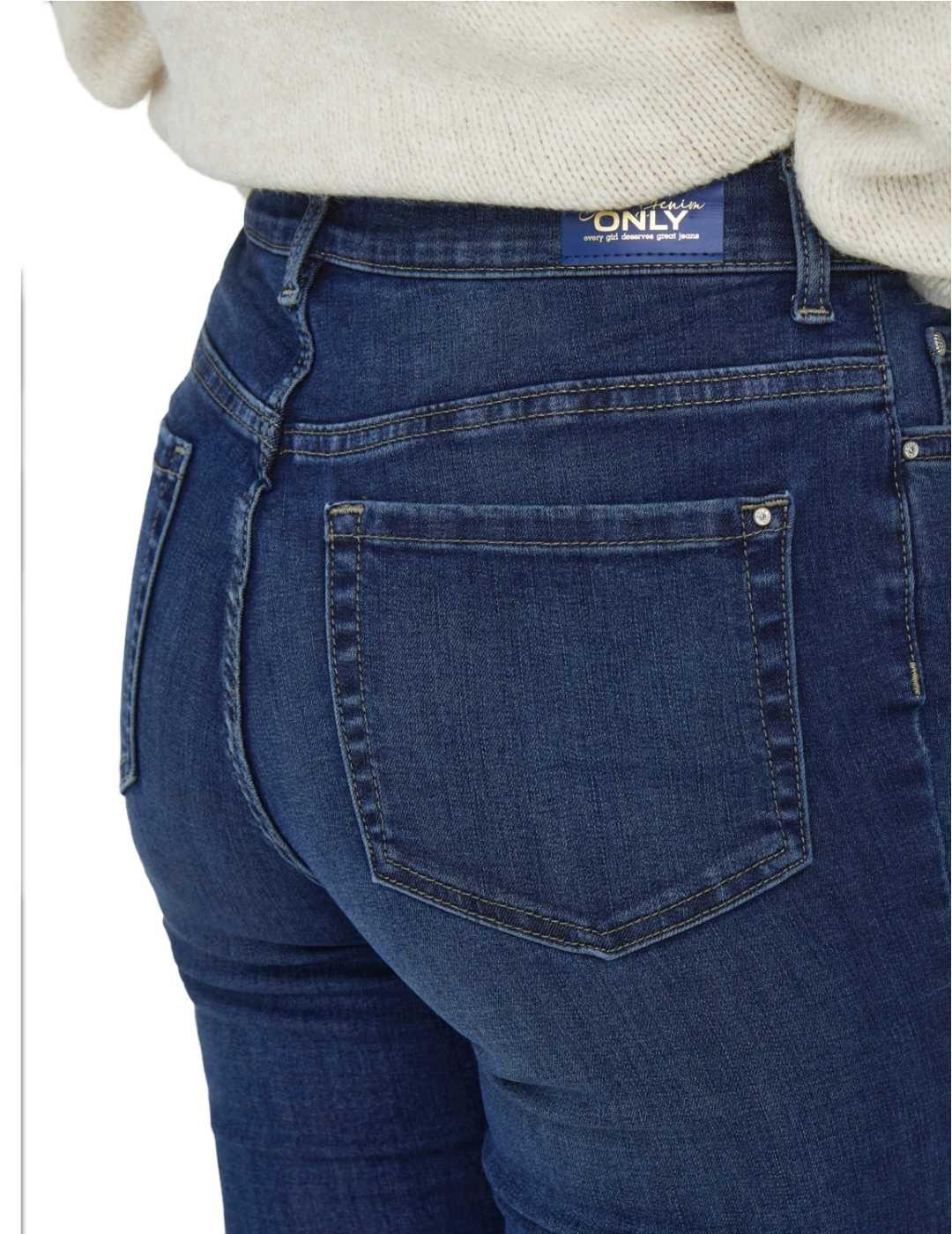 Pantalón vaquero Only Sui azul marino slim para mujer