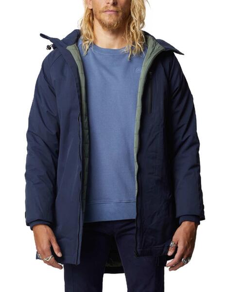 Parka Hombre 4 Bolsillos Azul Marino