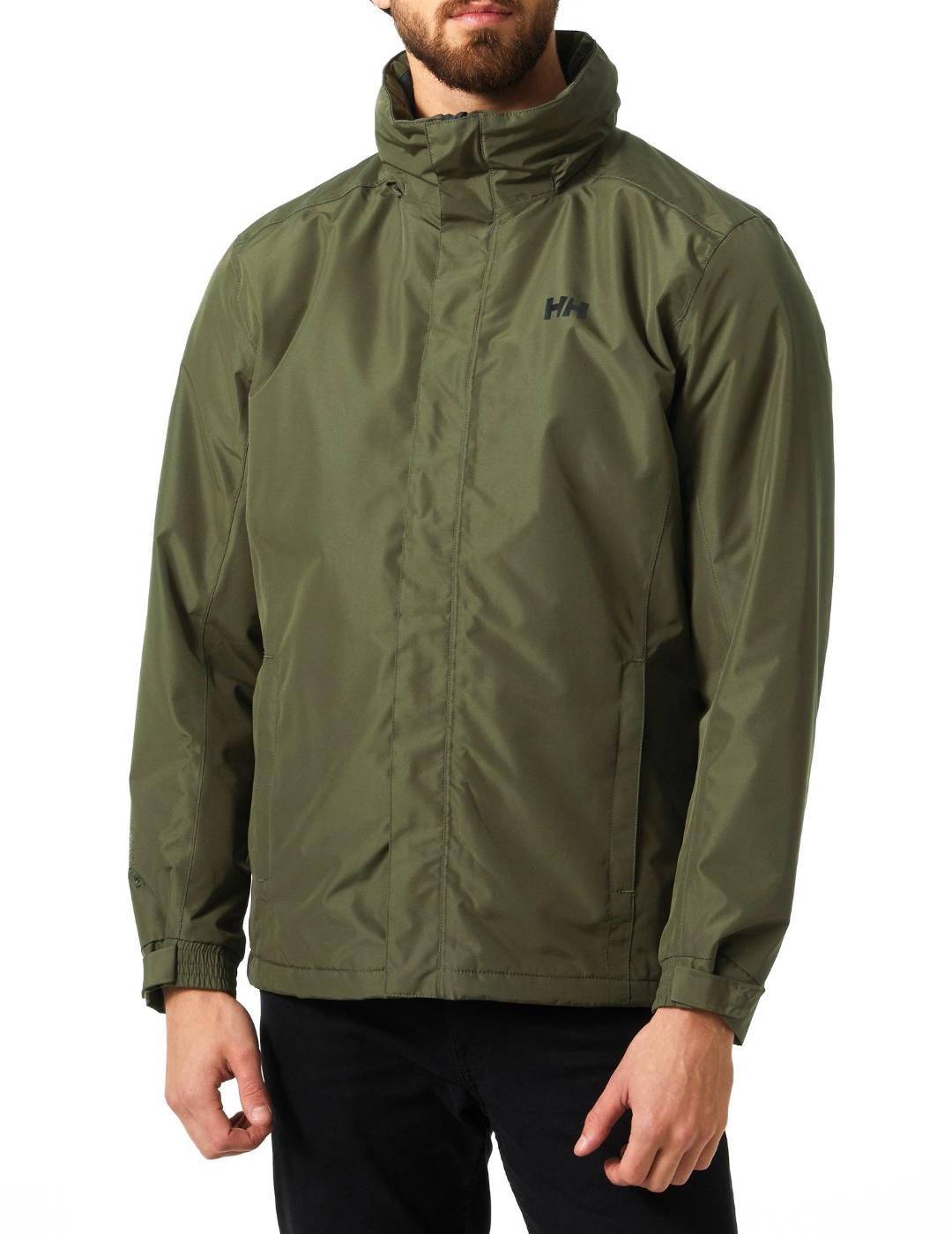 Chaqueta Helly Hansen Dubliner verde con capucha para hombre