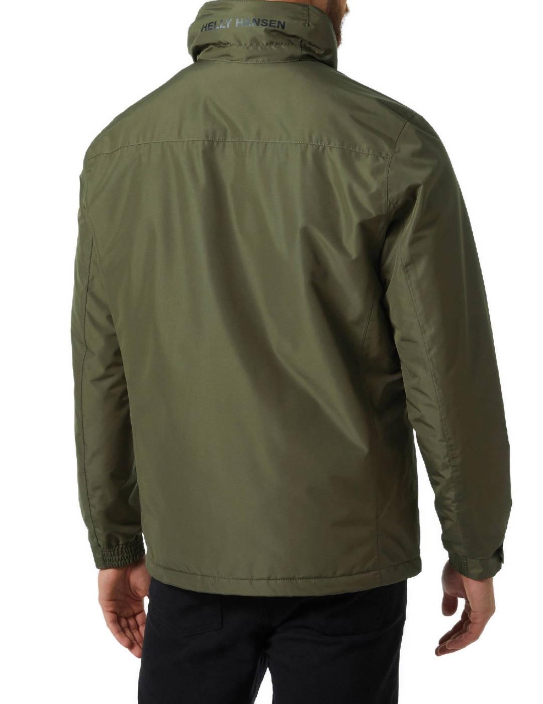 Chaqueta Helly Hansen Dubliner verde con capucha para hombre