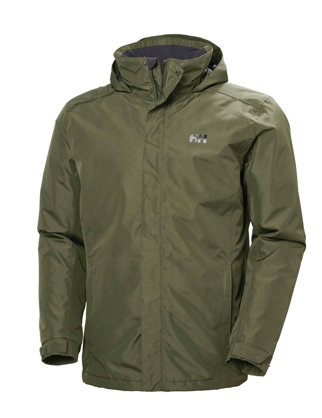 Chaqueta Helly Hansen Dubliner verde con capucha para hombre