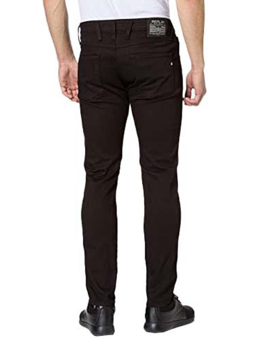 Vaquero Replay slim negro de hombre-&