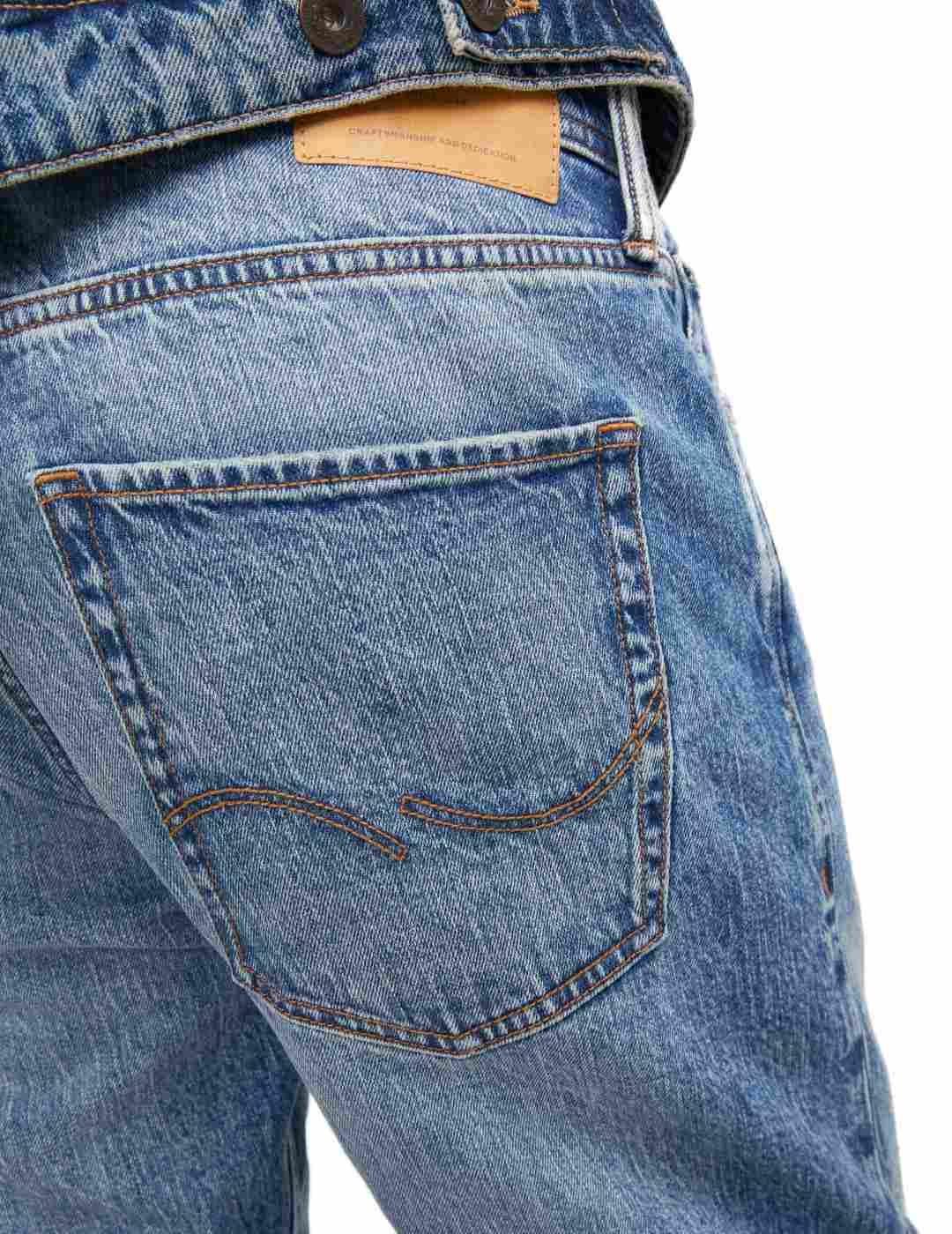 Pantalón vaquero Jack&Jones Mike azul Regular para hombre