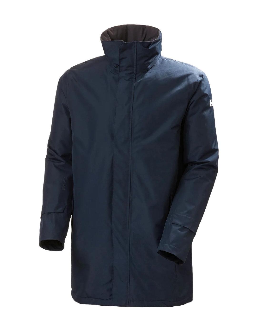 Parka Helly Hansen Dubliner azul marino con capucha hombre