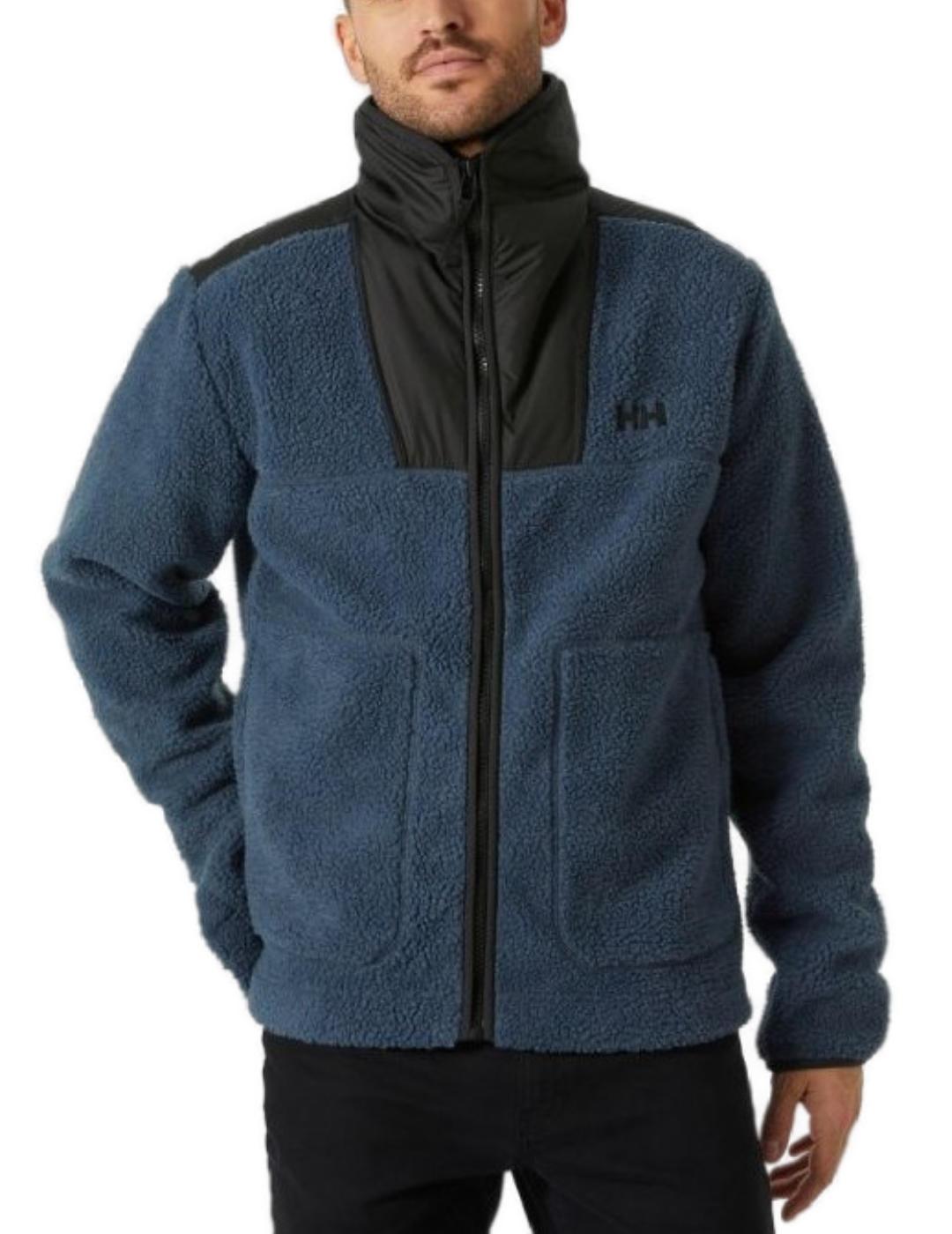 Chaqueta polar Helly Hansen Explorer azul holgado de hombre