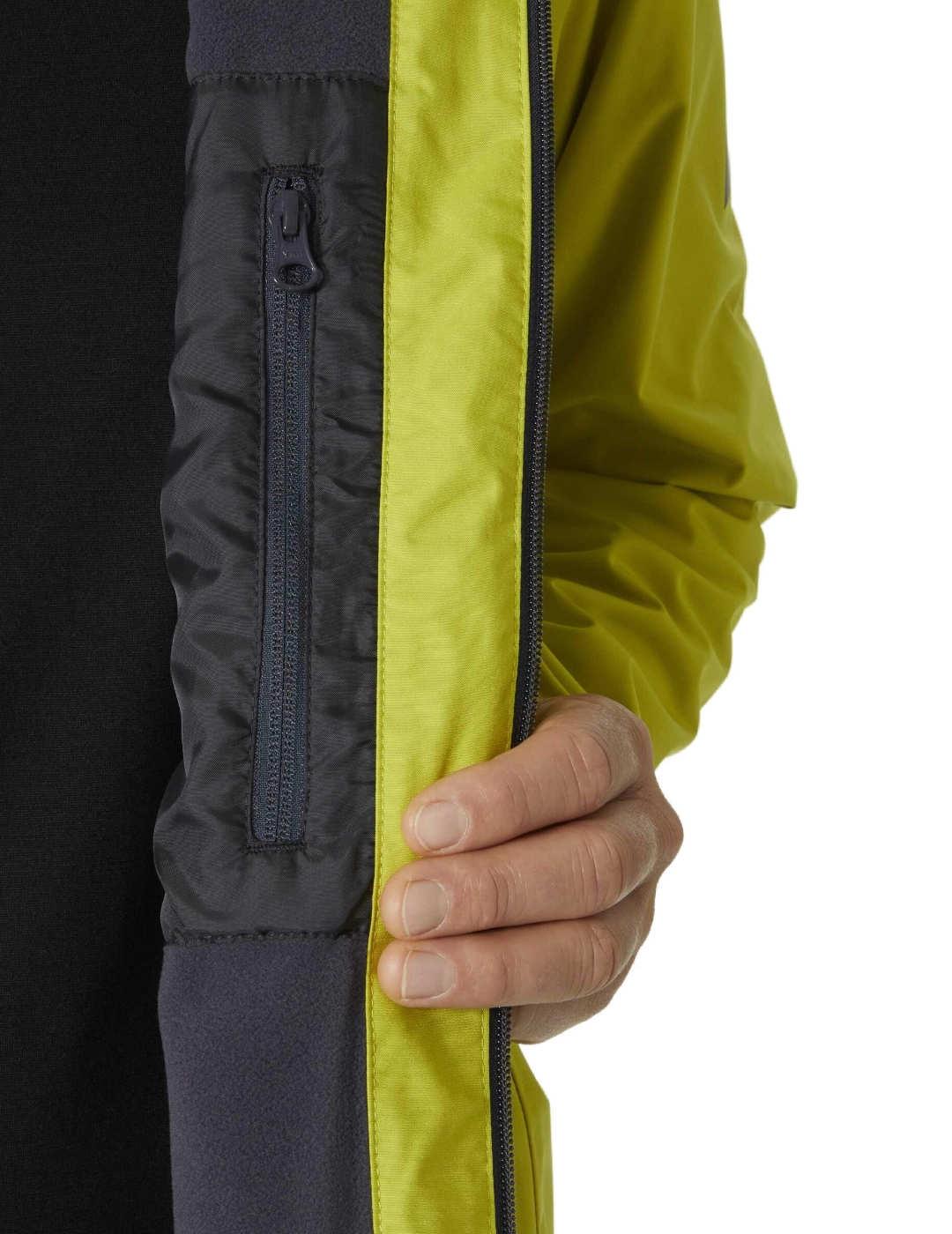 Chaqueta Helly Hansen Midlayer verde forro polar de hombre
