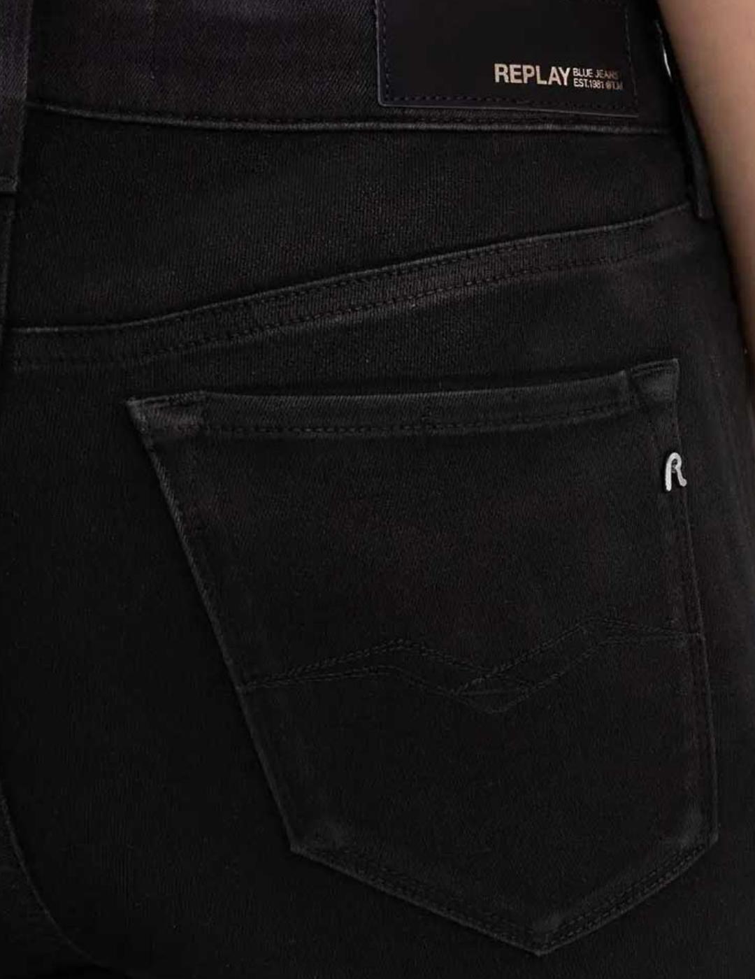 Pantalón Replay Luzien negro para mujer