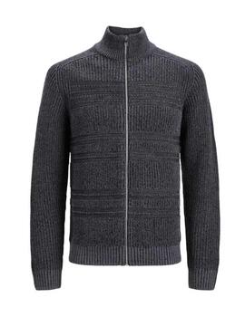 Chaqueta Jack&Jones Davis negro con cremallera para hombre