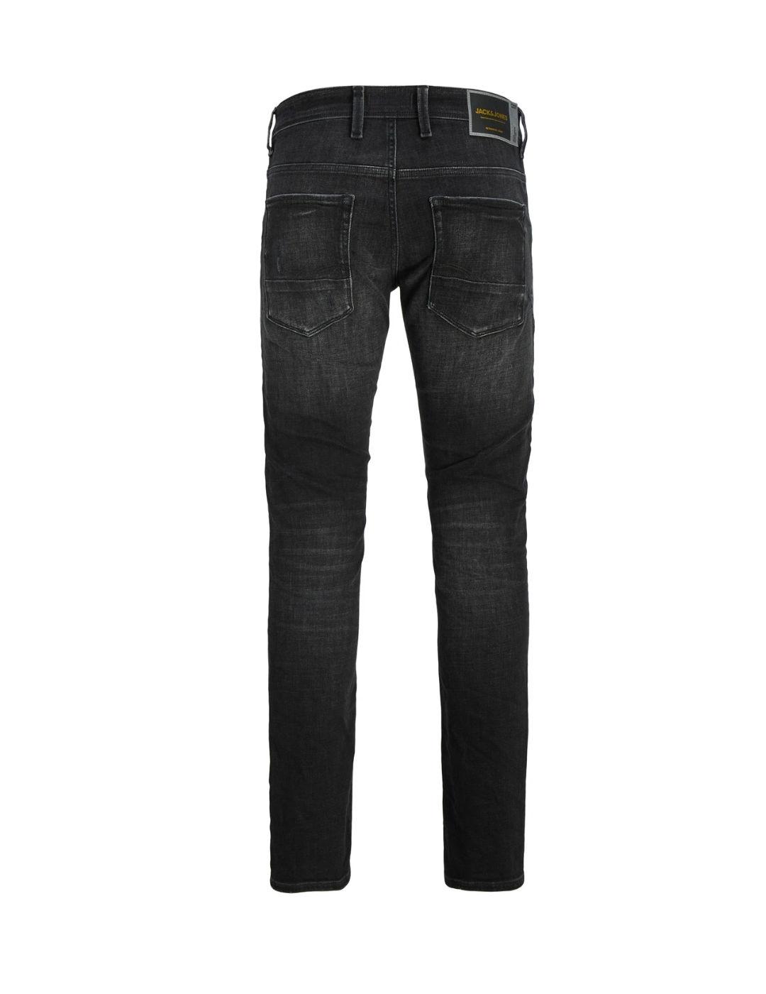 Pantalón vaquero Jack/df01Jones Glenn negro roto para hombre