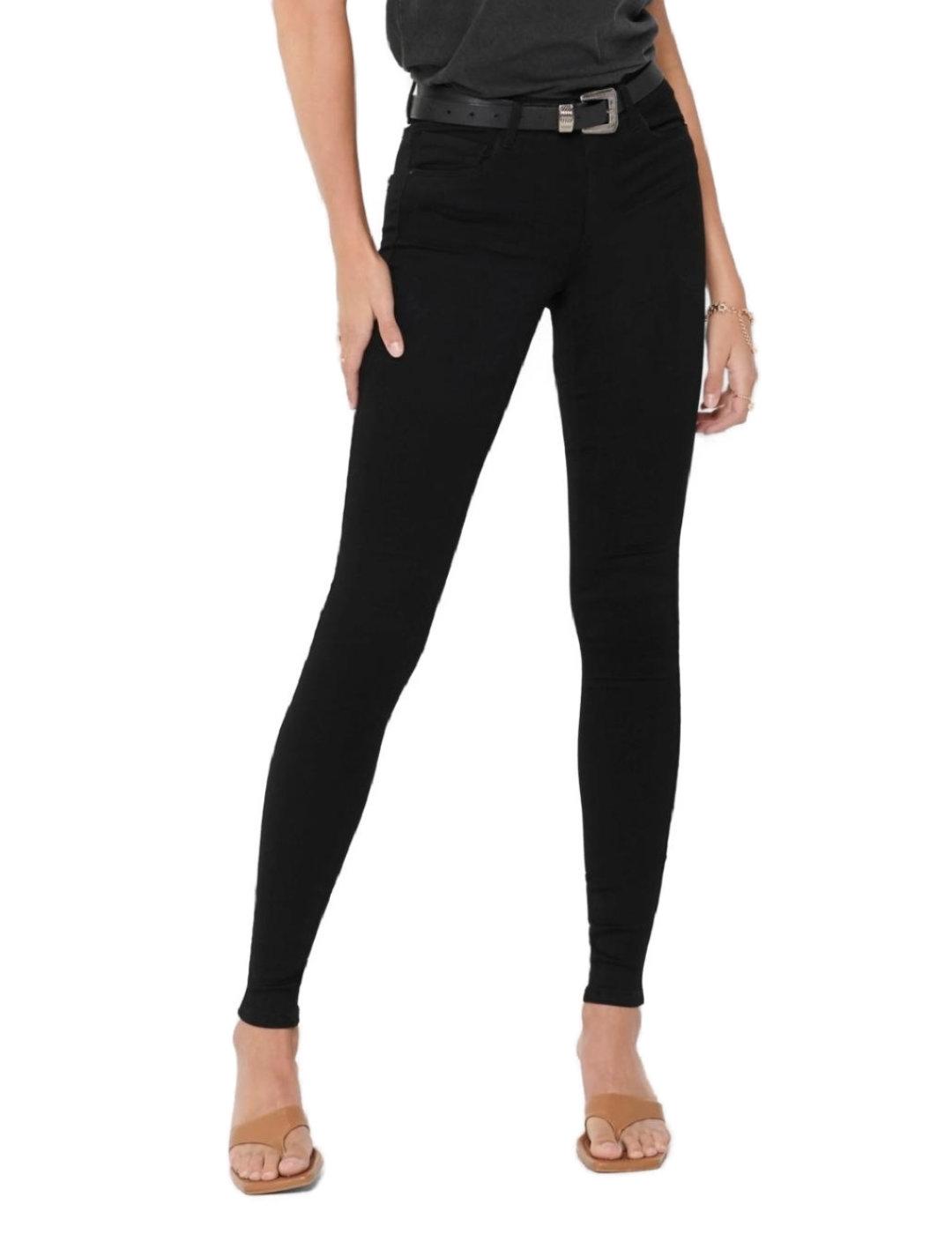 Pantalón vaquero Only Royal super skinny negro para mujer