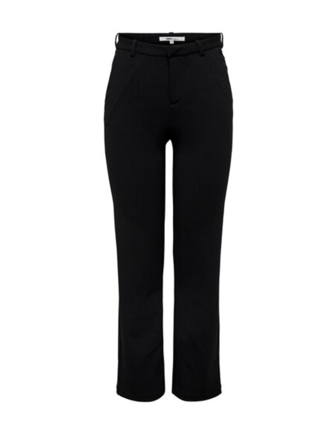 Pantalón Only Raffy recto negro de mujer-&