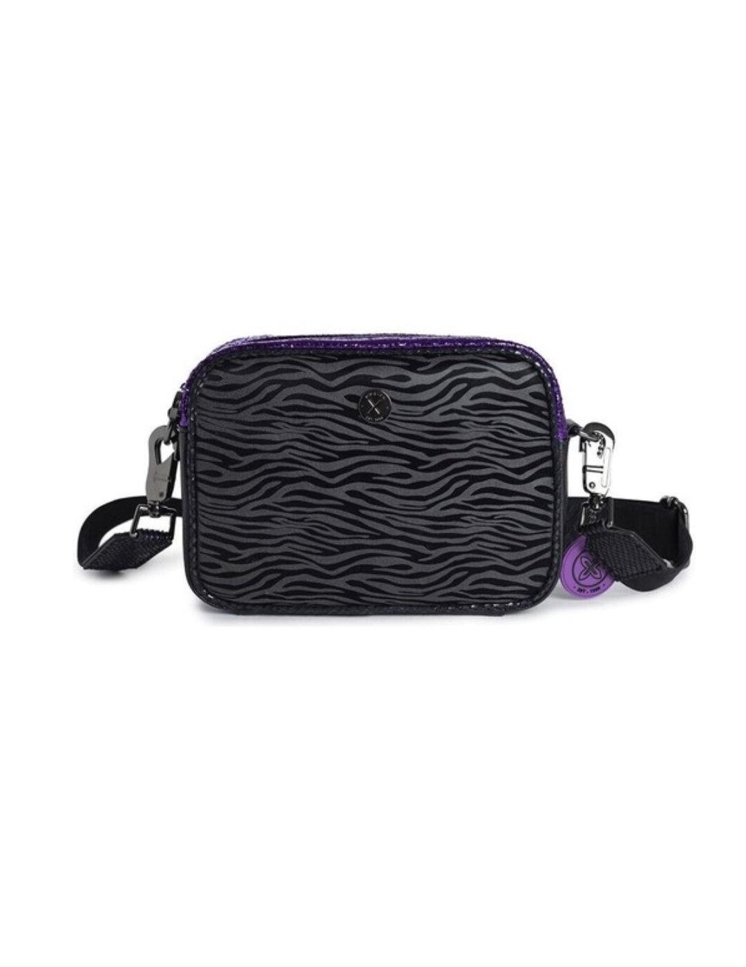 Bolso Munich cebra y morado para mujer