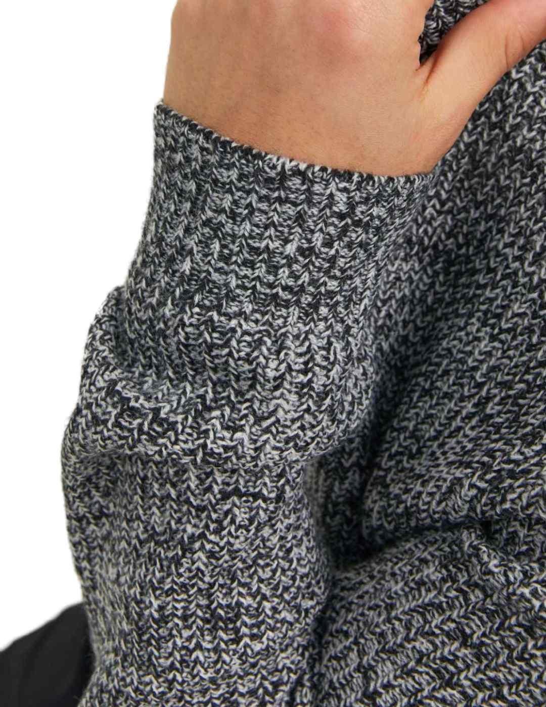 Jersey Jack&Jones Twist de cuello redondo jaspeado de hombre