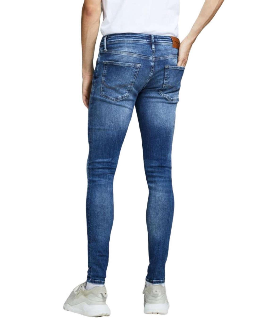 Pantalón vaquero Jack&Jones Tom azul medio Skinny de hombre