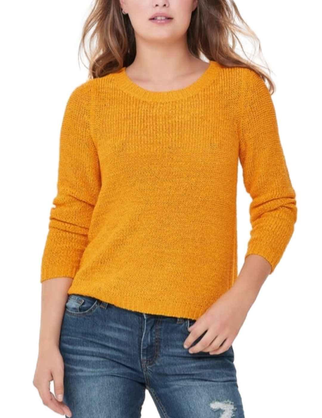 Jersey Only Geena color amarillo para mujer-a