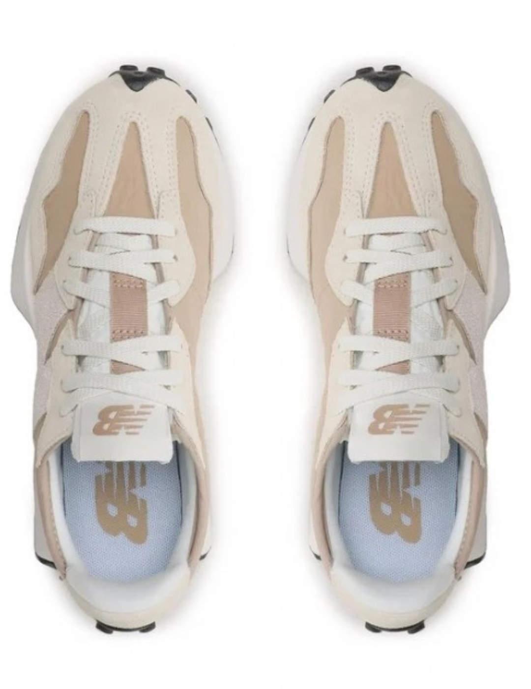 Zapatillas New Balance 327UM beige de mujer