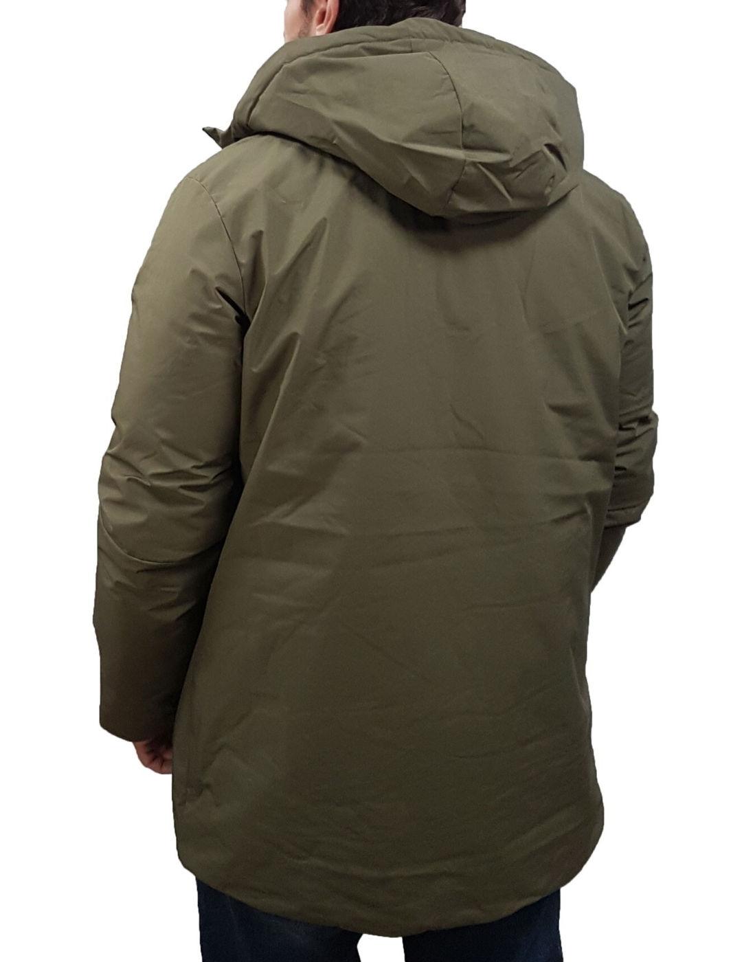 Parka Jack&Jones Payne verde con capucha para hombre
