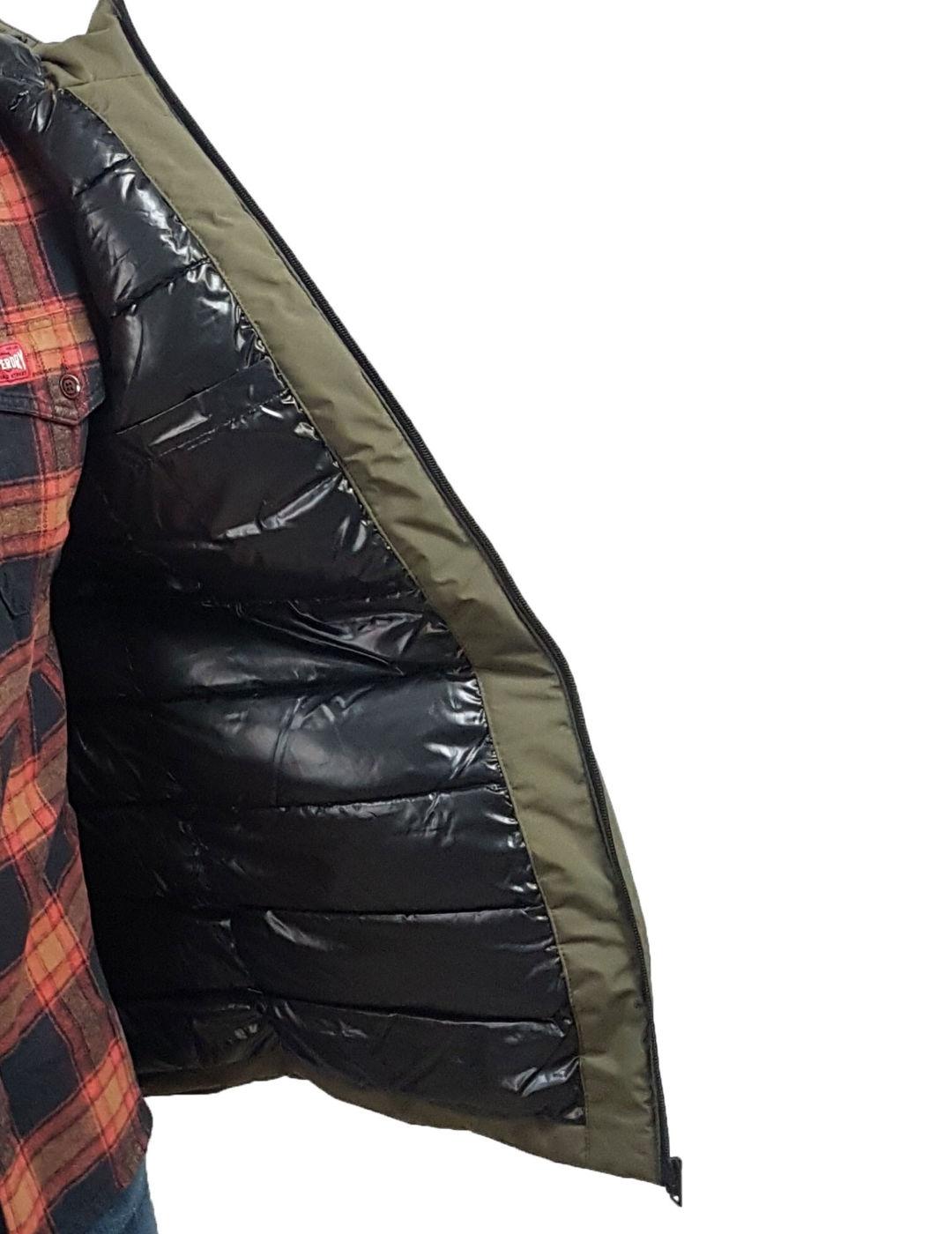 Parka Jack&Jones Payne verde con capucha para hombre
