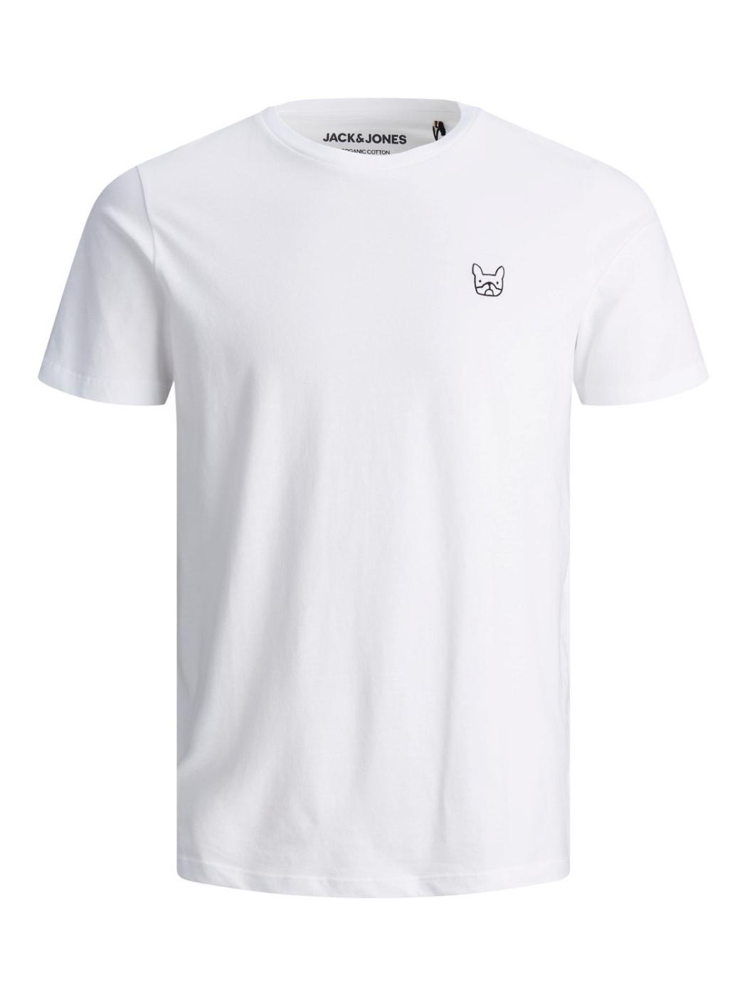 JJEDENIM LOGO TEE SS O NECK WHITE- W