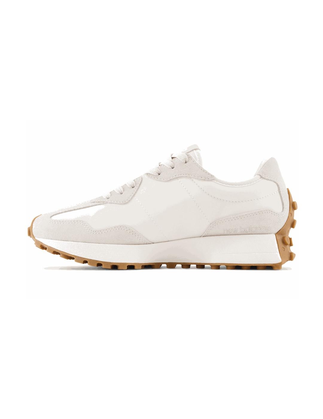 Zapatillas New Balance 327OR blanco y rosa de mujer
