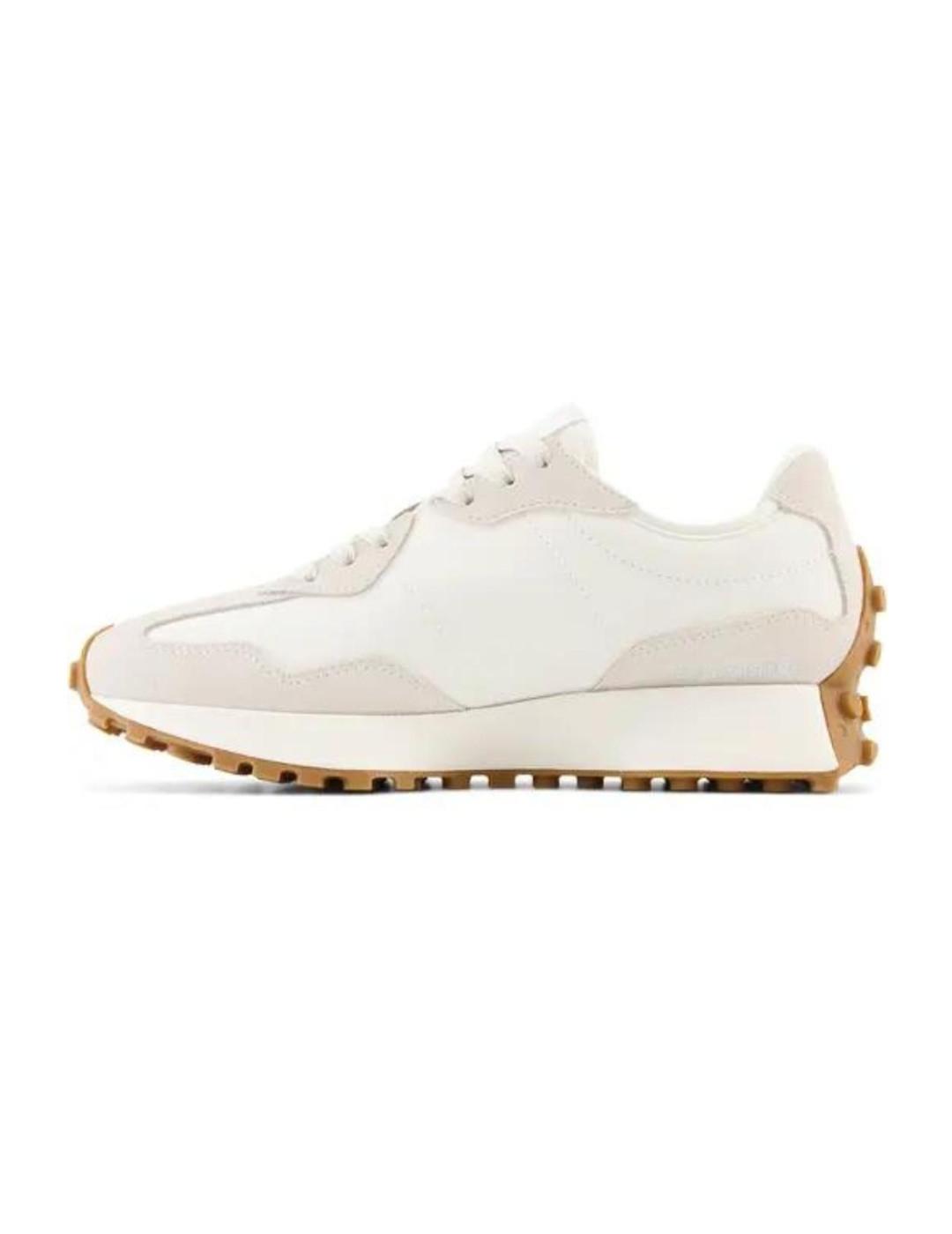 Zapatillas New Balance 327OT blanco y celeste de mujer