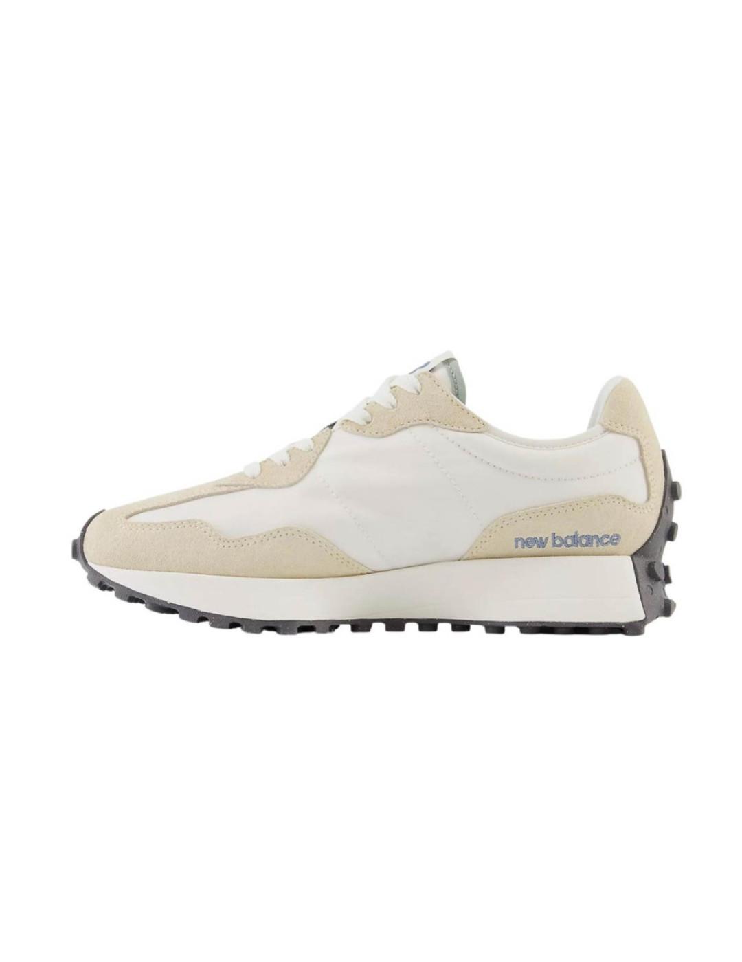 Zapatillas New Balance 327PV beige azul mujer