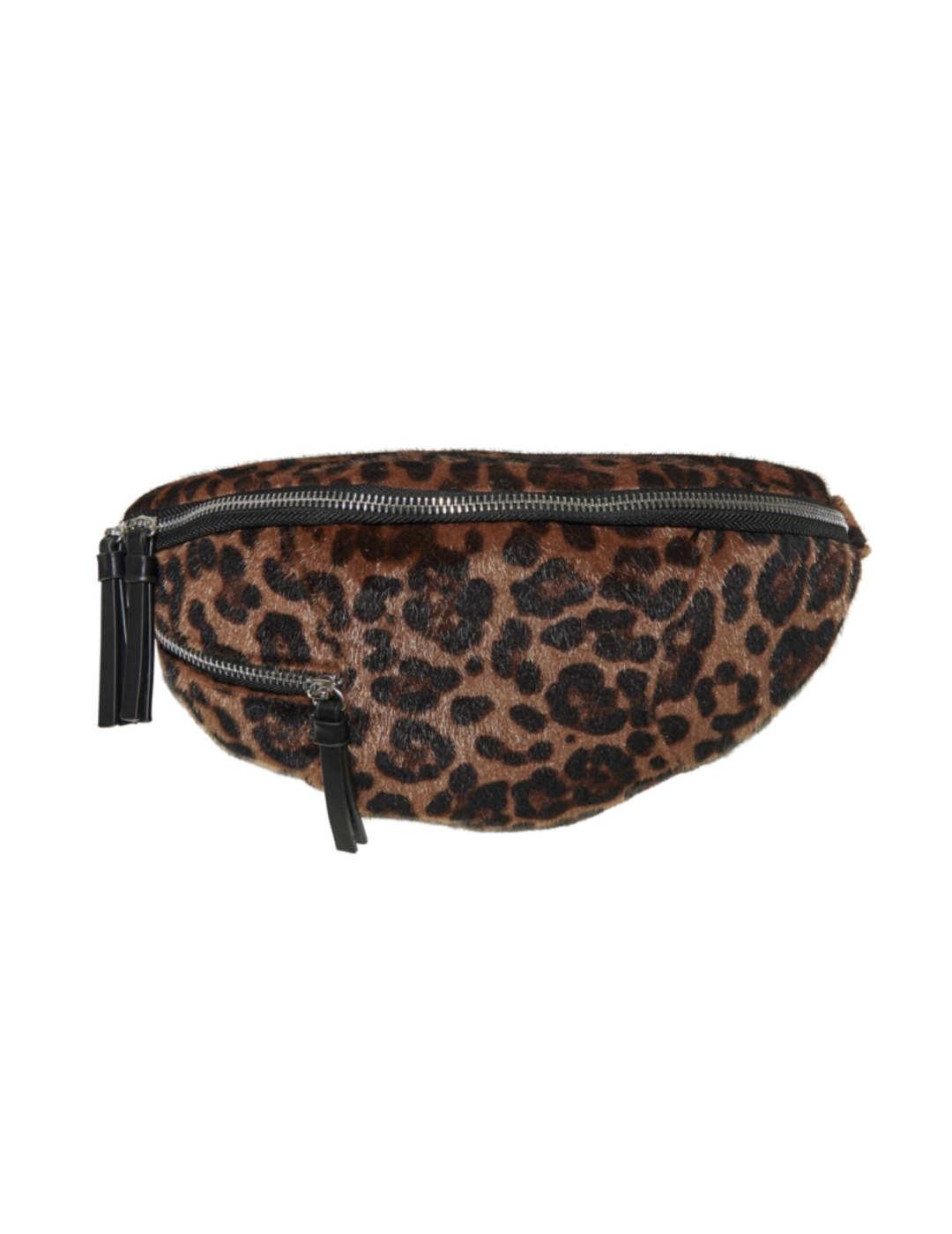 Riñonera Only con estampado de leopardo para mujer