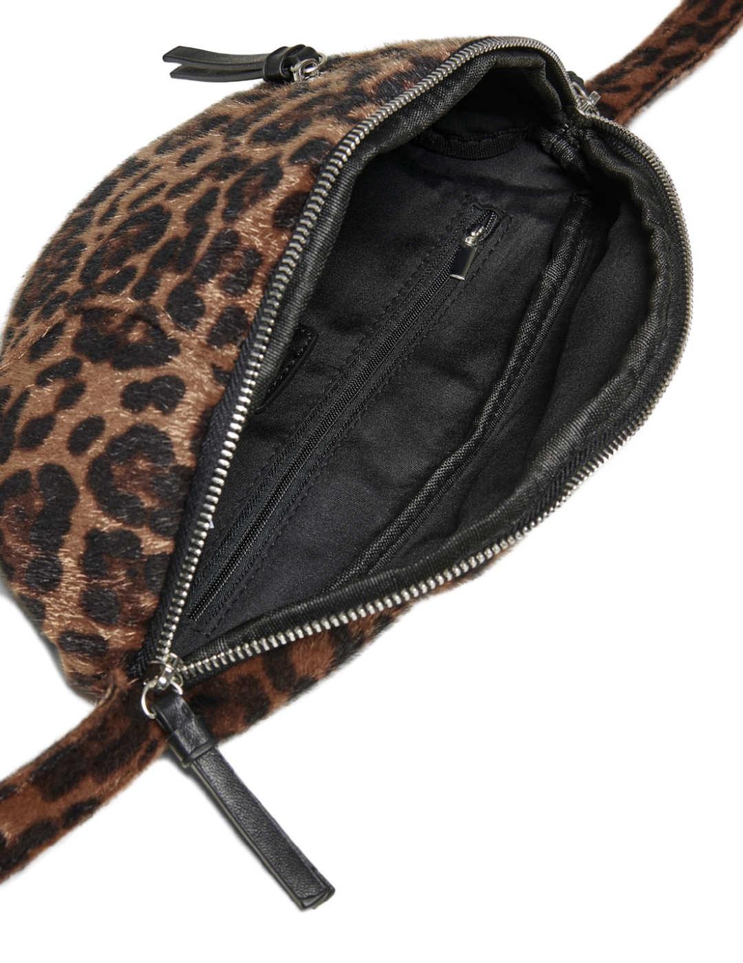 Riñonera Only con estampado de leopardo para mujer