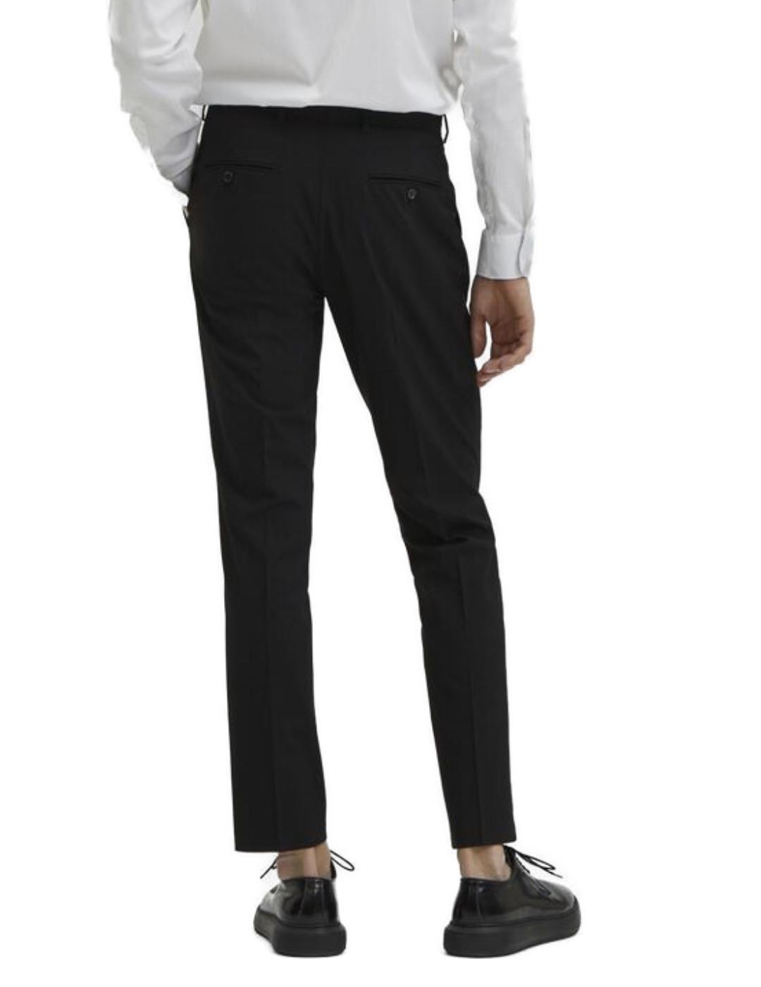 Pantalón Selected Mylologan de traje negro de hombre