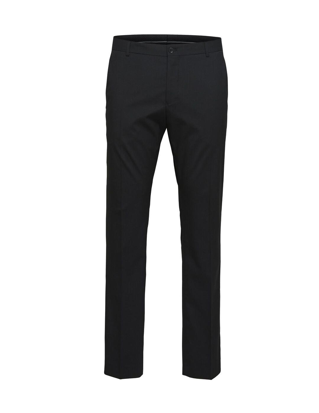 Pantalón Selected Mylologan de traje negro de hombre