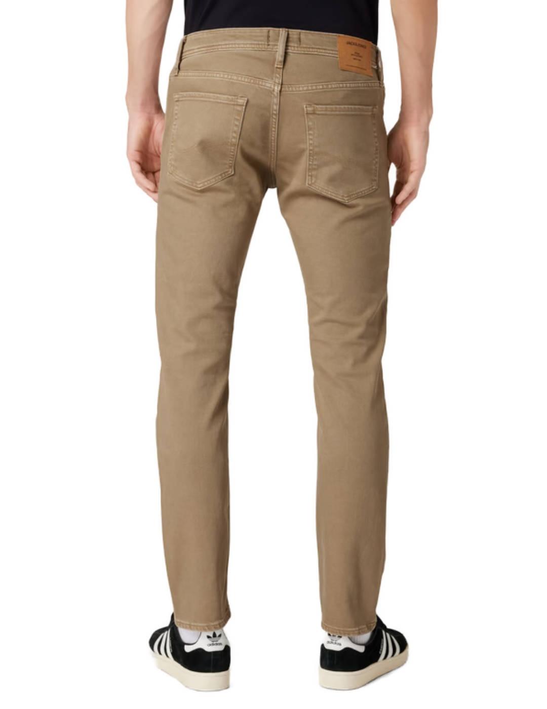 Pantalón vaquero Jack&Jones Glenn beige para hombre