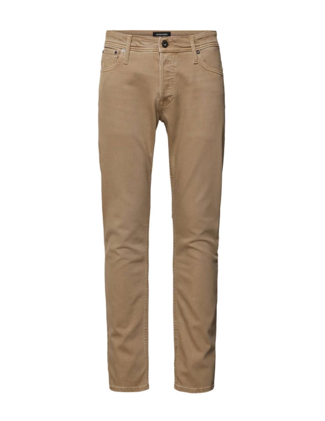 Pantalón vaquero Jack&Jones Glenn beige para hombre