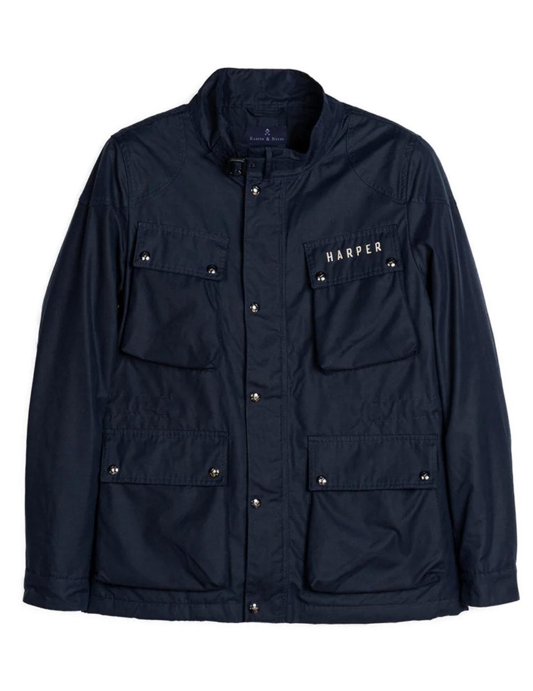 PARKA DE HOMBRE ALCALEAK AZUL MARINO