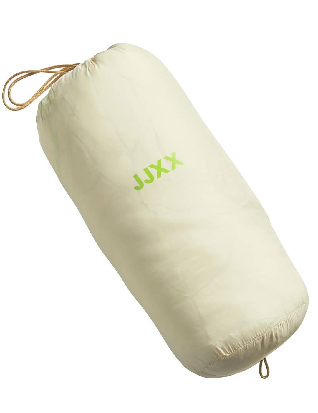 Chaqueta larga acolchada JJXX Nora blanco crudo de mujer