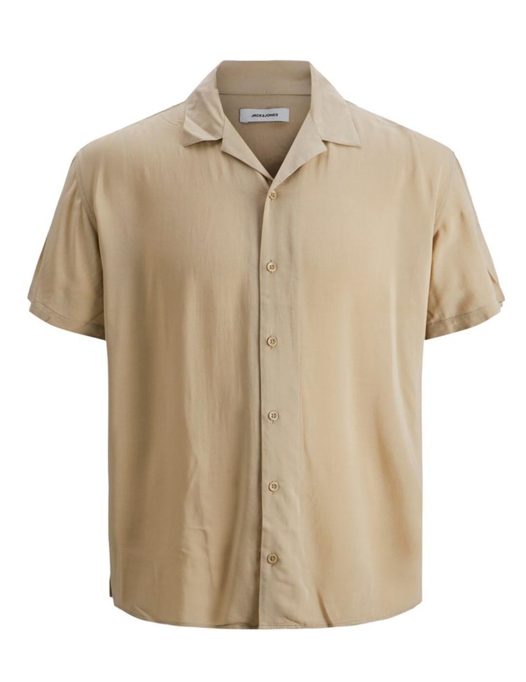 Camisa Jack&Jones marrón Outfit manga corta para hombre