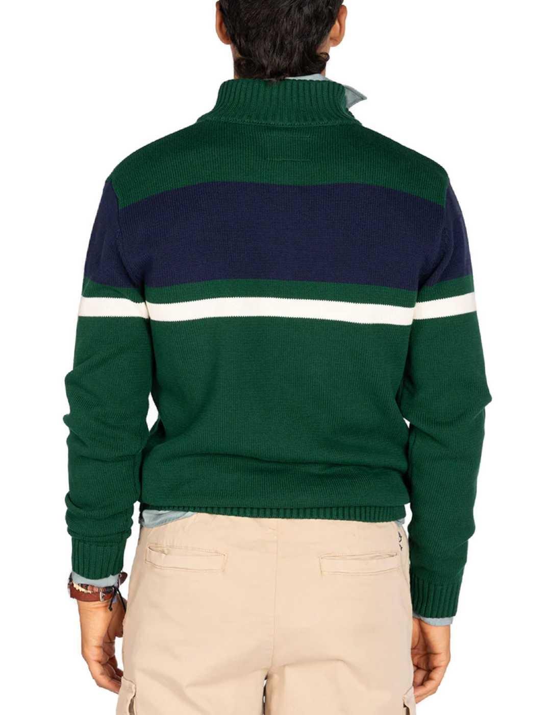 Jersey Hombre Jack & Jones modelo Greg Color Verde Talla 2XL Color VERDE