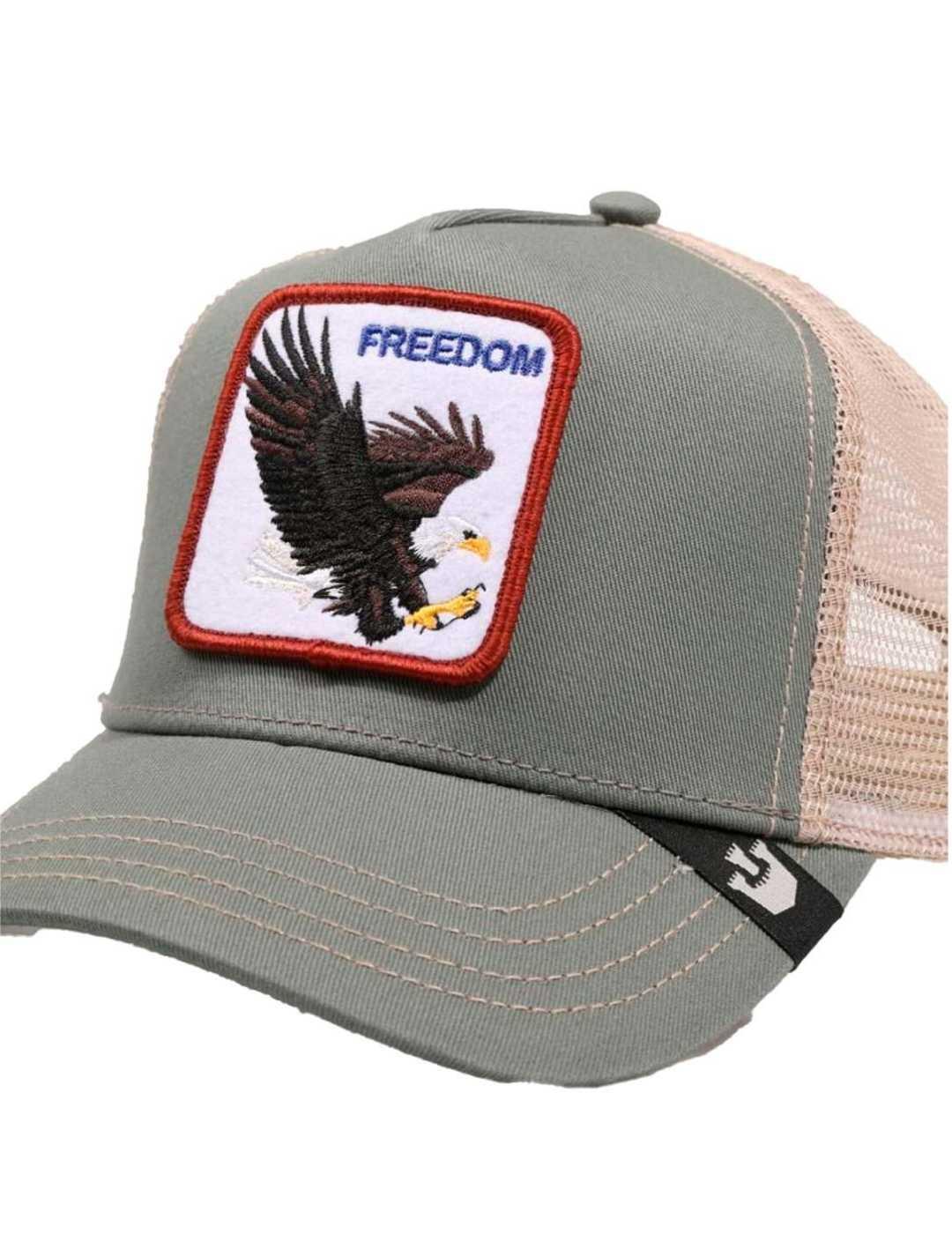 Gorra Goorin Freedom águila verde/beige unisex