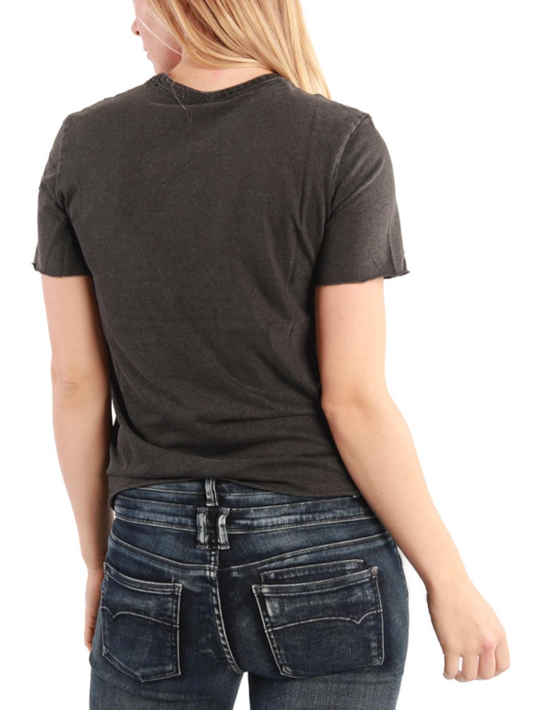 Camiseta Only Lucy gris trust manga corta de mujer