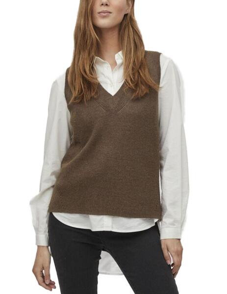 Chaleco hotsell punto marron