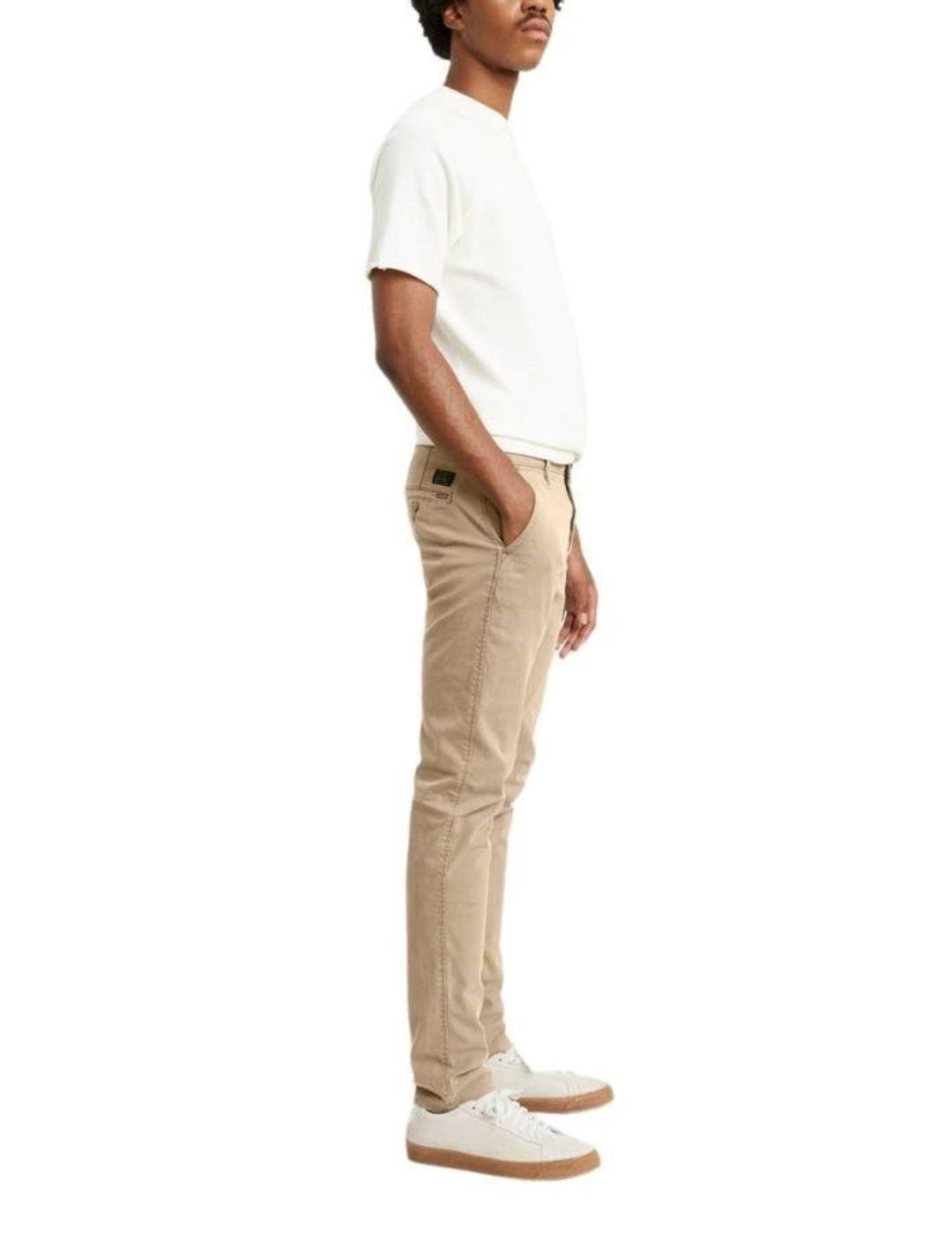 Pantalón Levi´s chino slim taper beige tostado de hombre